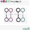 Cheap Sex SM Toy Colored Silicone Rubber Handcuff