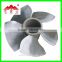 Axial propeller turbine/horizontal hydro generator