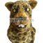 animal leopard head latex mask rubber animal head mask