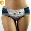New sexy fashion ladies underpants 3D print design