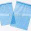 Opaque plastic bags, Blue self locking anti static plastic bags