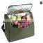 1200D polyester two compartment messenger style picnic cooler bag