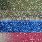 Glitter fabric for hair ring upholstery and decorative grade 3 chunky glitter leather for wall paper