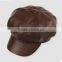 2016 girls multi-panel PU baseball cap,leather cap