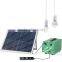 -Mini DC solar system with 10w solar panel to Lighting and Charging Phones for remote area