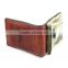 Promotion Handmade Fashion Custom Men's Leather Wallet with Money Clip