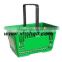 HOT sale plastic single hand Shopping basket