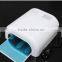 220V 36W UV Gel Dryer Lamp Nail Art Tips Cuticle Manicure Tool Set Kit