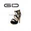 GD 2015 Sexy ladies high heel sandals Women high heel sandals on sale Texturing narrow band sandals