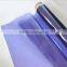 high quality transparent colored plastic film,purple orchid color PET decorative film