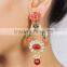 Indian Traditional Gold Plated Earrings With Pearl Work