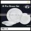 ceramic super white embossed tableware set