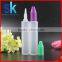 10ml 15ml 30ml pe plastic e - liquid unicorn bottle/10ml 15ml 30ml e liquid pen shape bottle/e cig pen bottle