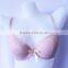 5% Spandex 95% Cotton Padded Embroidered Sexy Fancy Bra With Bow