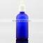 100 ml blue frosted glass bottle with dropper cap essential oil glass bottle