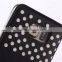 Phone case Empty thread Polka Dot PU+ TPU wallet case with stand, For Samsung galaxy S6 edge leather case
