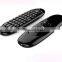 Factory direct sales 2.4Ghz C120 Wireless Fly Air Mouse Keyboard Remote Control For XBMC Android TV