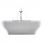SUNZOOM square shape acrylic bathtub,plain bathtub,chinese sex bathtub