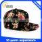 Promotion flower digital printing snapback caps and hats