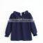 2015 New Korean long sleeve girl blouse with big collar
