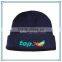 high quality 100% acrylic winter hat custom embroidered beanie