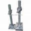 adjustable steel scaffolding screw jack base for construction