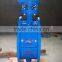 BS EN593 Resilient Seated flanged Double Eccentric Butterfly Valve with gearbox and handwheel