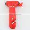 Car and bus emergency hammer with base and cutting knife