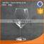 High quality transparent glass goblet with certificate