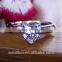 china wholesale jewelry 925 silver jewelry solitaire diamond ring for engagement