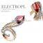 Fashion Jewelry Rings Austrian Crystal 18k Gold Plating Ruby Ring