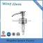 MZ-D10 Special design SS metal lotion pump with long nozzle