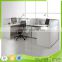 HT-PW04 Modular Office Furniture Staff Use Aluminium Partition Office Cubicle Workstation