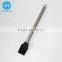 Stainless steel handle silicone bbq basting brush