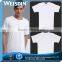 200 grams china wholesale 100% cotton bulk cheap price plain white men tshirts