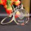 2016 wholesale cheap 3d laser engraving led crystal glass keychain