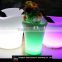 LED illuminated home decoration luminous flower pot/large decorative flower pot led flower pot