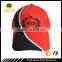 Designed embroidery cotton 6 panel baseball cap