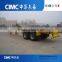 CIMC 40/20 Feet 3 Axle Skeleton Container Trailer Sale BANGLADESH