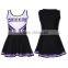 BLue Cheerleader Costume With Pompom Kit Latest Fancy Tops Girls Ladies Fancy Items