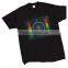 promotional gift hot sale equalizer el t-shirt manufacturer whole sale price
