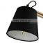 Modern black fabric wood table lamp,black fabric wood table lamp,wood table lamp T1042