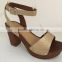 cx346 women latest style of wooden sandals