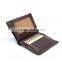 Fashion wholesale factory high quality genuine leather men's wallet customize leather purse