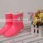 2015 Fashion clear women cheap pvc beautiful rain boots