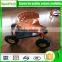 rolling garden work seat cart with four wheels