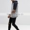 Daijun Men OEM service china factory 100%cotton drawstring hood neck cheap grey high quality custom hoodies