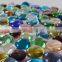 popular flat glass marbles,glass gems for decoration
