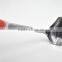 Novel design TPR handle FDA LFGB Grade stainless steel gravy sauce ladle