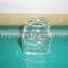 50ml square glass bird's nest jar